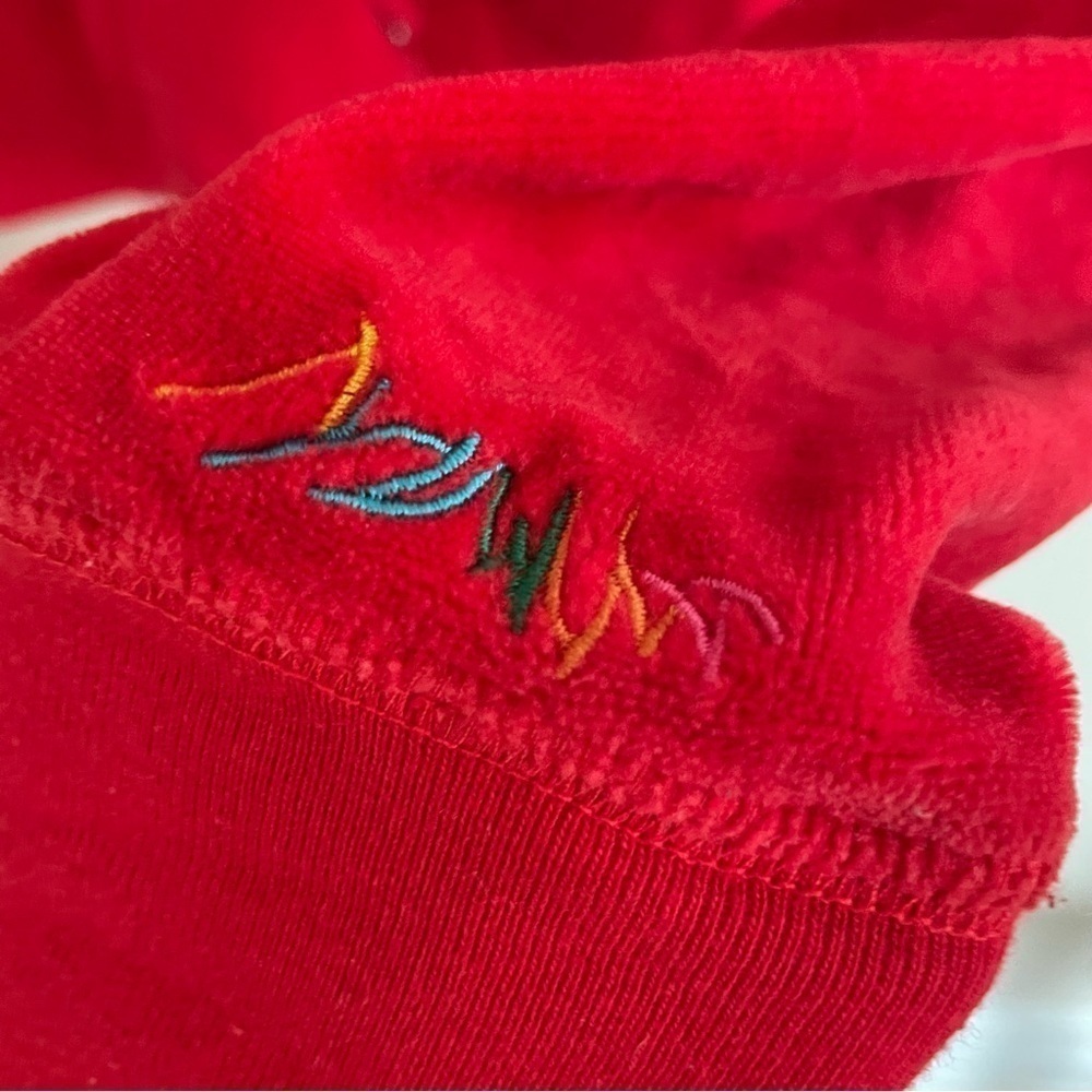 COOGI | velour zip-up hooded sweatshirt, women’s size M - Picture 8 of 12